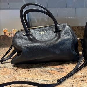 Kate Spade Black Leather Satchel